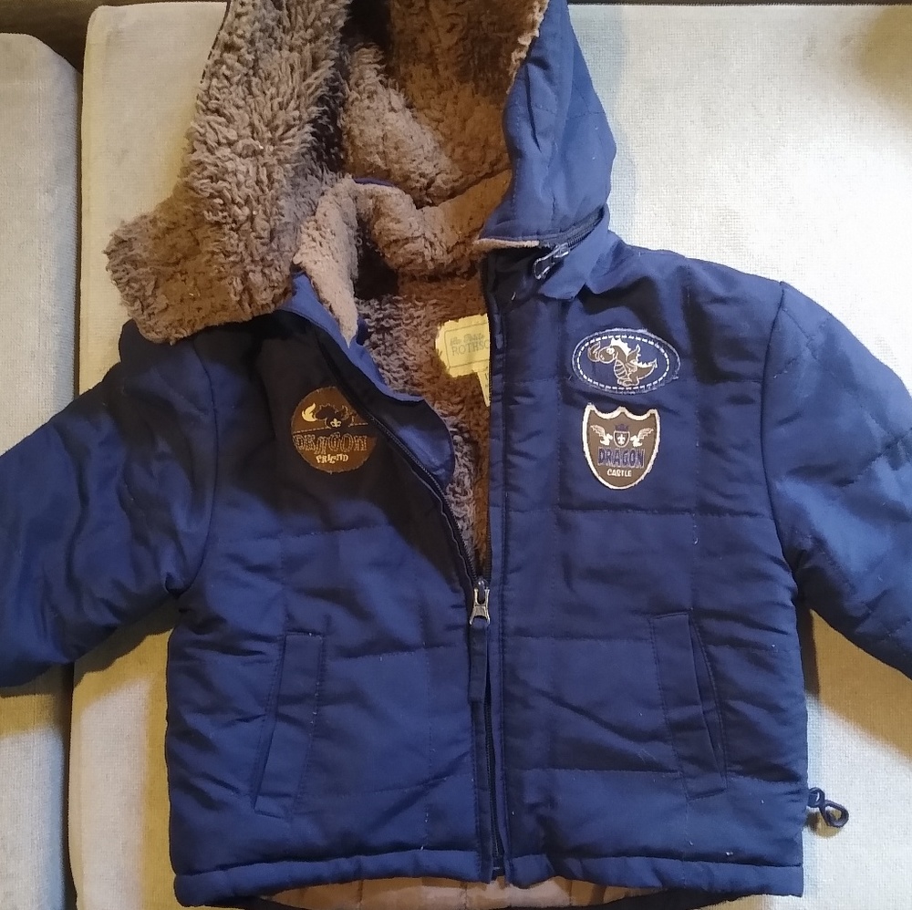 La Petite Rothschild 18M Navy Winter Coat